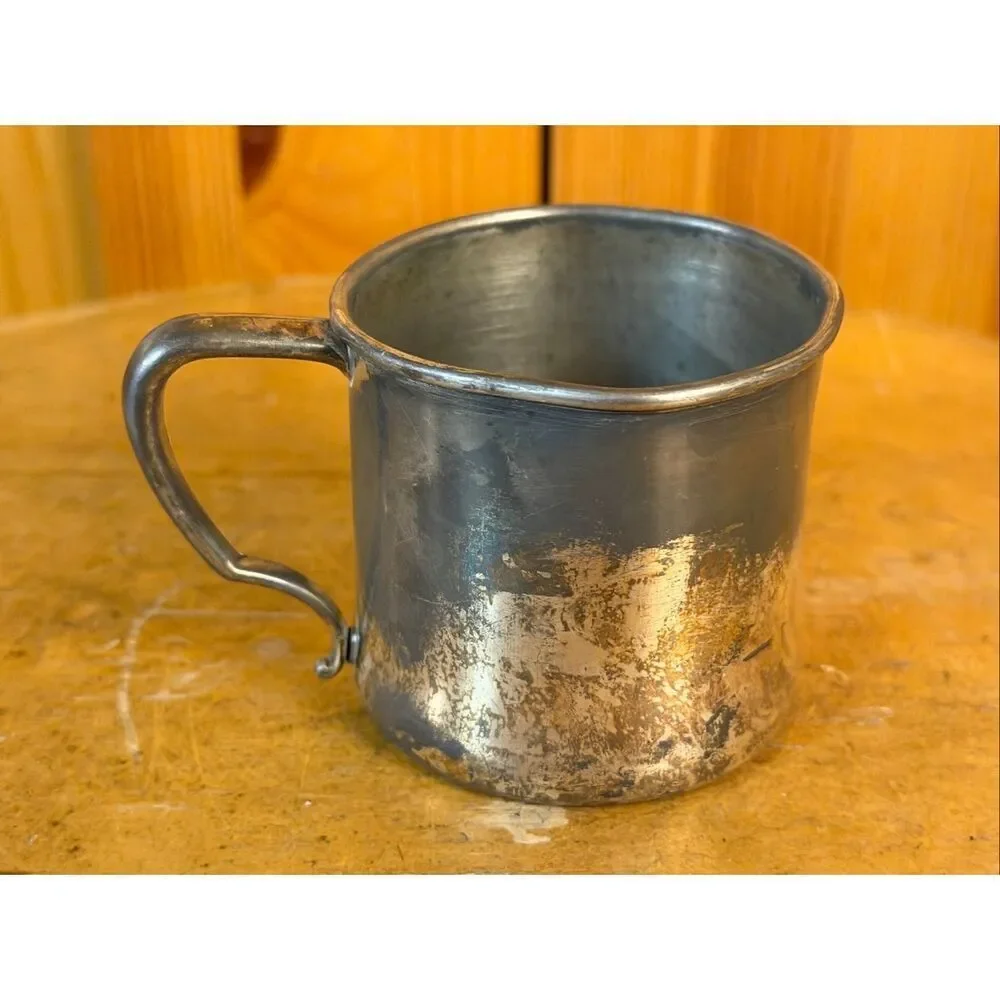 Vtg Silverplate Baby Cup Tudor Plate Oneida Community (6598)
